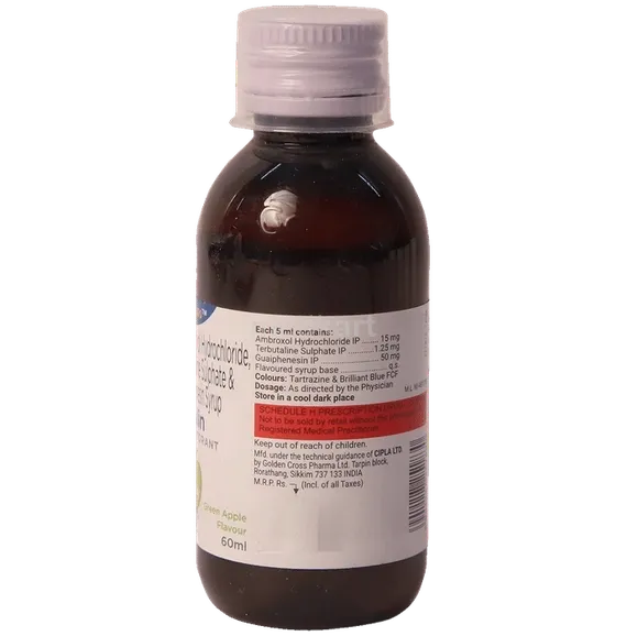 axalin expectorant syrup 60 ml